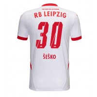 Moški Nogometni dresi RB Leipzig Benjamin Sesko #30 Domači 2024-25 Kratek Rokav